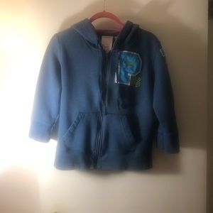 Blue hoodie